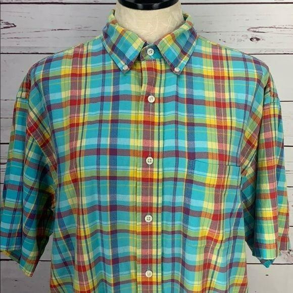 Daniel Cremieux Plaid Button‎ down Size Large shirt - Picture 4 of 9